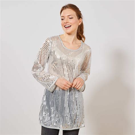 Déguisement disco et costume disco adulte et enfant. Déguisement Disco Femme - argent - Kiabi - 15,00€