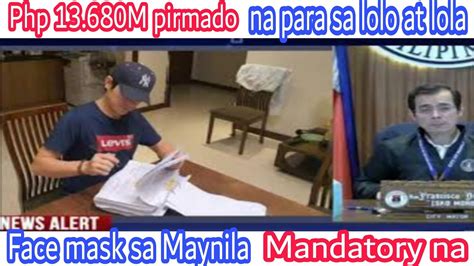 The decision came following the suggestion of manila mayor isko moreno to reconsider and rethink the policy of requiring face shields in public places. MAYOR ISKO MORENO,Pirmado na ang 13.680M pension ng mga ...