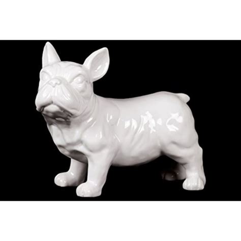 In fact, over the first few weeks and months of their lives, their ears can almost have a life of their own! Ceramic Standing French Bulldog With Pricked Ears - White ...