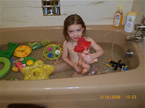 Some babies love being in the water and giving your baby a warm bath can that's not to say you have to bath your baby every day. The Dennis Wright Family: 03/16/2008 BATH TIME!