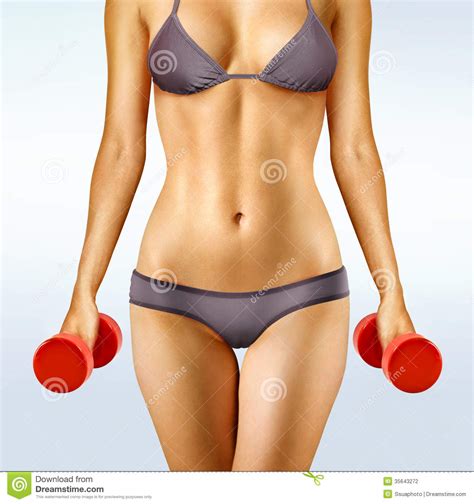 You can learn it by the help of activities such as games, pictures, pronunciations, flashcards, tests, quizzes, puzzles, exercises, examples and reading passages. Body Of Woman With Dumbbells Stock Photo - Image of ...