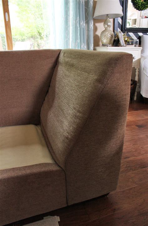 So try avoiding the use of dark color nylon cover for your couches. How to Make a Sectional Slipcover | Confessions of a ...