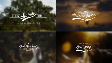 Wedding titles is a gorgeous and modern after effects template that features 9 elegant, smooth and gracefully animated wedding titles they can even be used as luxurious looking lower thirds. Free Wedding After Effects Templates ~ Wedding Invitation ...