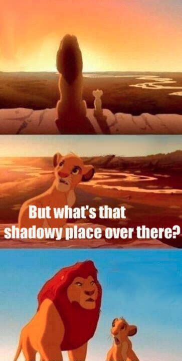 Long live these 'lion king' memes (30 photos). Simba Shadowy Place Blank Meme Template - Imgflip