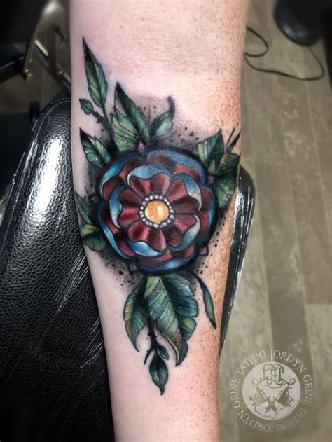 I want to get this tattoo'd on me somewhere. Tudor rose tattoo | Tudor rose tattoos, Tattoos, Jewel tattoo