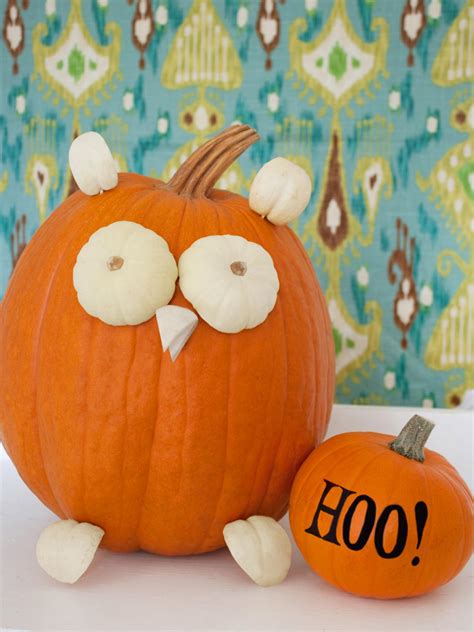 See more ideas about pumpkin decorating, pumpkin, holiday fun. Cute Owl Pumpkin | HGTV