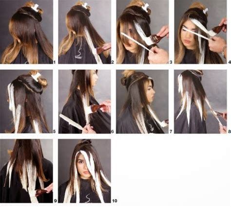 Como hacer la mechas californianas en casa: Como hacer las Mechas balayage - Verte Bella