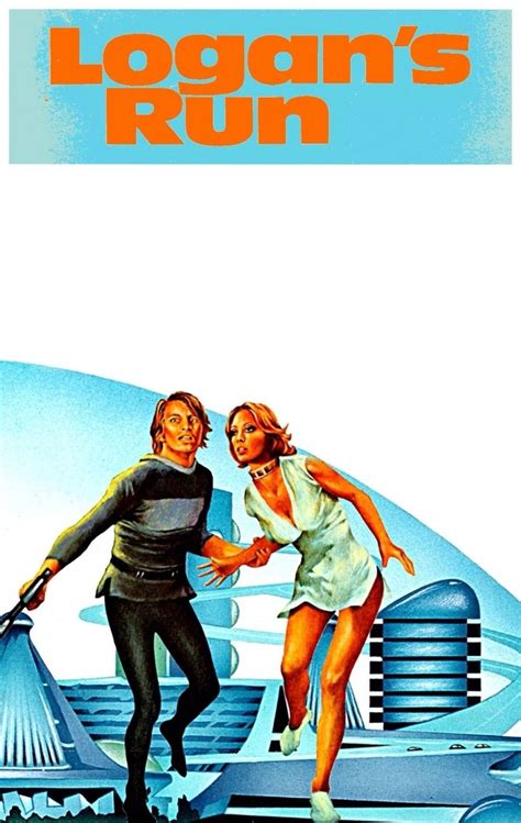 All citizens get a chance of being 'renewed' in a civic ceremony at their 30th birthday, unless they run and escape before their time comes. Logan's Run - art by Charles Moll (1976) | Cine, Retro y Age