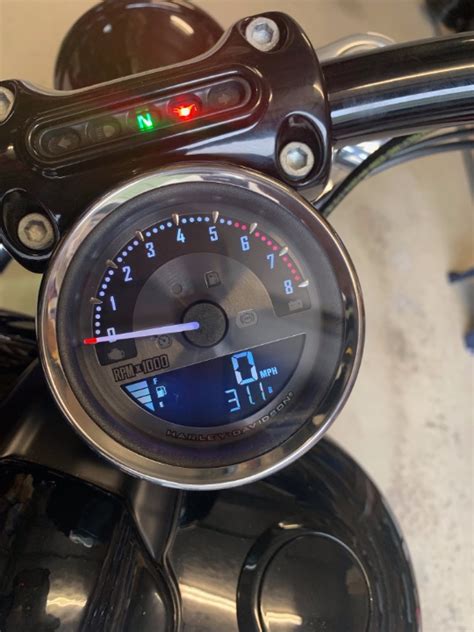 Are all electrical connections correct and tight? Harley Davidson Combination Speedo/Tachometer