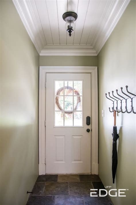 Crown molding comes in several different materials, with some exotic woods reaching as high as crown molding only refers to the molding installed where the top of a wall meets the ceiling. Add grandeur to your entryway by adding a shiplap ceiling ...