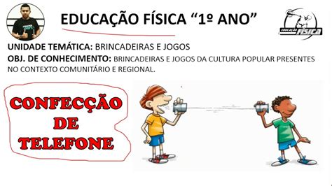 AULA 7 - 1º ANO - CONFECÇÃO DO COPOFONE - YouTube