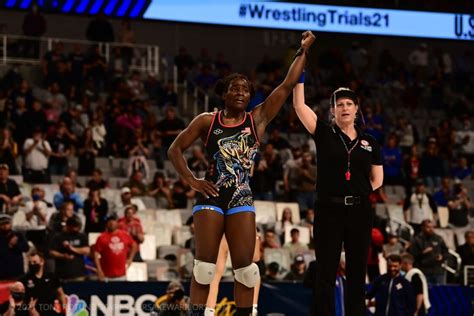 She usually competes in the women's freestyle 68 kg category. Tamyra Mensah-Stock Makes Olympic Team - Texas Wrestling