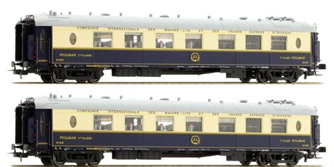 Fleischmann plan v 942 + 888. LS Models Set of 2 Pullman cars type WP of CIWL - Cote d ...