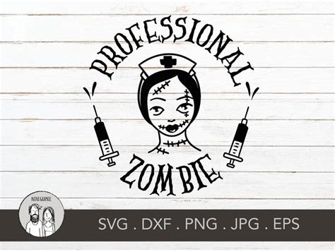 Download Nurse Fall Halloween cut file Printable Nurse Zombie for ...