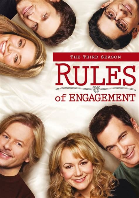 A great cast and series that takes a look at how a married couple, an engahed couple and an aggressively single man deal with what they encounter in their daily lives. Rules of Engagement: Season 3 - Watch Rules of Engagement ...