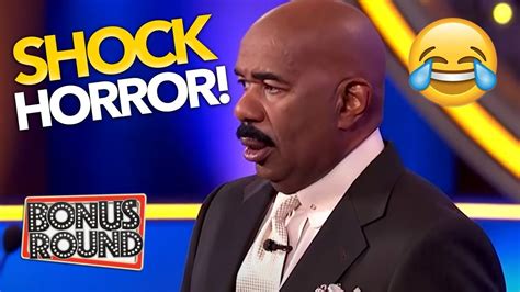 Funny steve harvey reaction on family feud. STEVE HARVEY SHOCKED! Funny Family Feud Answer Reaction ...