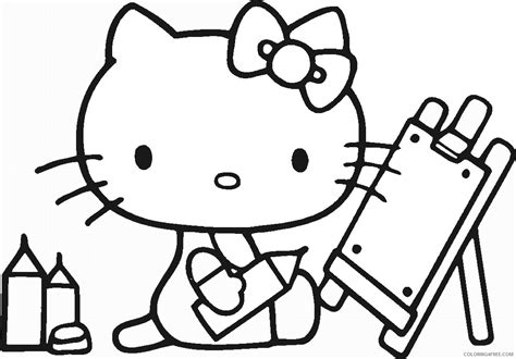 Die hello kitty ausmalbilder zeigen kitty in ganz alltäglichen situationen. Hello Kitty Ausmalbilder Pdf - Hello Kitty Coloring Pages ...