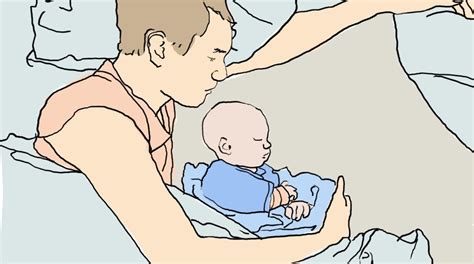 Ab wann kann ich ihn denn mit der steppbettdecke zudecken, ohne daß er morgens falschrum drunter liegt? Wie Babys sicher im Elternbett schlafen | NEW KITZ ON THE ...
