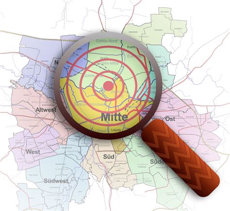 Easily create radius maps or perform radius search on a map. Umkreissuche Karte | Karte