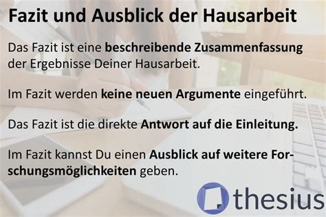 Kurze und präzise wie ist es aufgebaut, was muss ich beachten und was schreibe ich am besten darein? Der Schluss der Hausarbeit: das perfekte Fazit schreiben (mit Bildern) | Hausarbeit, Facharbeit ...