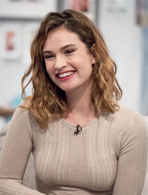 In recent months lily james has been forced to deny allegations she had an affair with armie hammer after rumors started to swirl. Lily James - 'Lorraine' TV Show in London, 2/1/2016