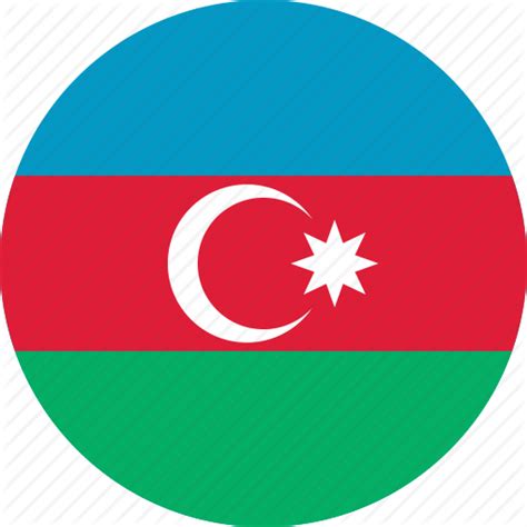 Azerbaijan flag html hex, rgb, pantone and cmyk color codes the azerbaijan national flag features primary colors of blue, red and green. Azerbaijan, flag icon