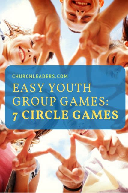 Teams are charged to use their supplies to build the tallest freestanding tower. Youth Group Games: 7 Easy Circle Games | Fun group games ...