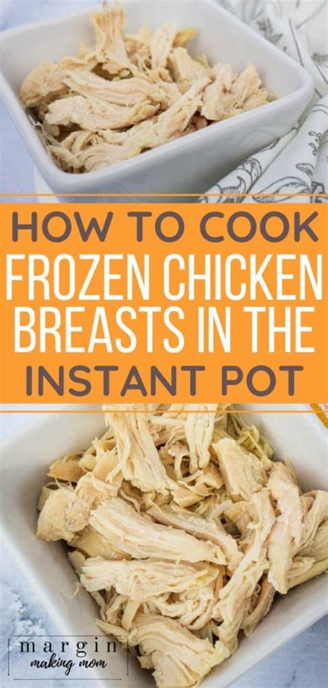 Here's the cooking guide i use for cooking frozen chicken breasts. How to Cook Frozen Chicken Breasts in the Instant Pot