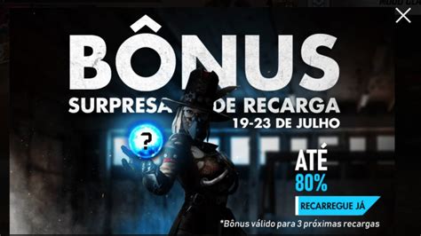O jeito mais fácil de adquirir diamantes para o game é pelo próprio aplicativo. TIRE SUAS DÚVIDAS SOBRE A RECARGA SURPRESA DE BÔNUS ...