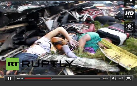 The bodies in some cases were literally turned inside out upon impact. MH17 part 5: More fakes: dummies - dolls - parts ...