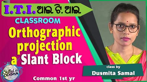 Drawing procedure § draw the orthographic projections of the cone. Orthographic projection from Isometric view of a Slant ...