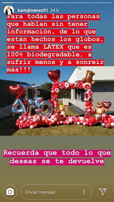 How old is collette's dad? Karin Jiménez responde a críticas por fotos con globos en ...