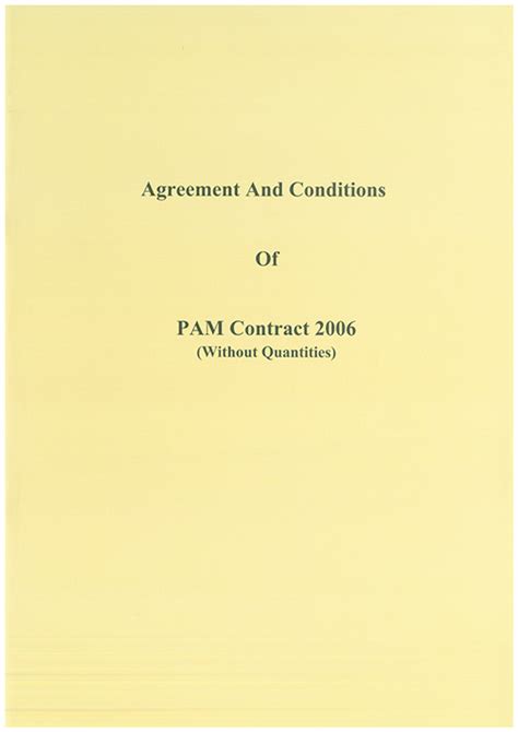 Also, courts abide by the rule that an ambiguous contract is. PAM Contracts: AGREEMENT AND CONDITIONS OF PAM CONTRACT ...