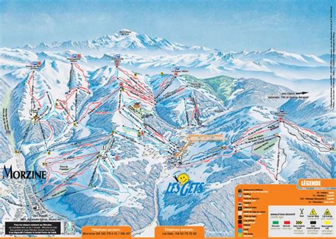 Les Gets - Plans des pistes - Domaine skiable sur Les Gets