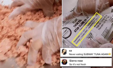 Our tuna salad is simply delish. Subway staff TikTok video shows how tuna salad made amid ...