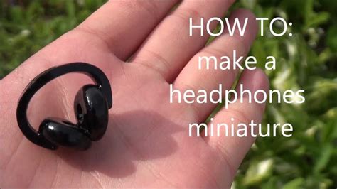 See more ideas about clay charms, clay, polymer clay crafts. DIY Headphones Miniature Polymer Clay Charm Tutorial | Polymer clay charms, Polymer clay turtle ...
