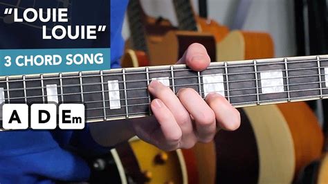 Get used to new chords and riffs to advance your skills. "Louie Louie" - Intermediate 3 chord song? (no barre chords) - Guitar Academies