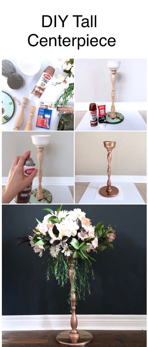 In 2017 alone, the average wedding package costed over $35,000. DIY Tall Wedding Centerpiece - Harlow & Thistle - Home Design - Lifestyle - DIY