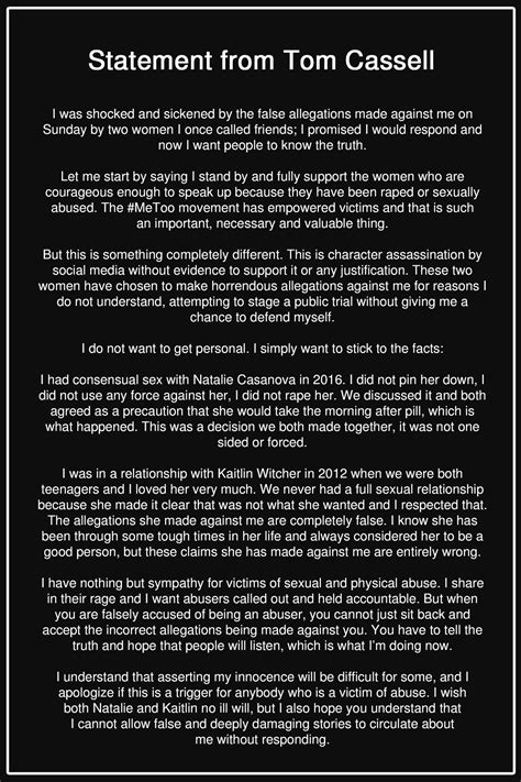 Jun 01, 2021 · while it can seem unfair to have to spend money to defend against false charges, you need to do everything you can to build a strong case—your life is at stake. Response To False Allegations : Letter Example To Respond ...