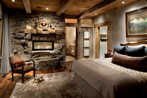 This beautiful bedroom was designed by jlf & associates. 65 Cozy Rustic Bedroom Design Ideas - DigsDigs