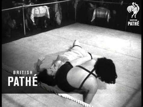 Busty mature pandora gets slammed. Women Wrestling (1950) - YouTube