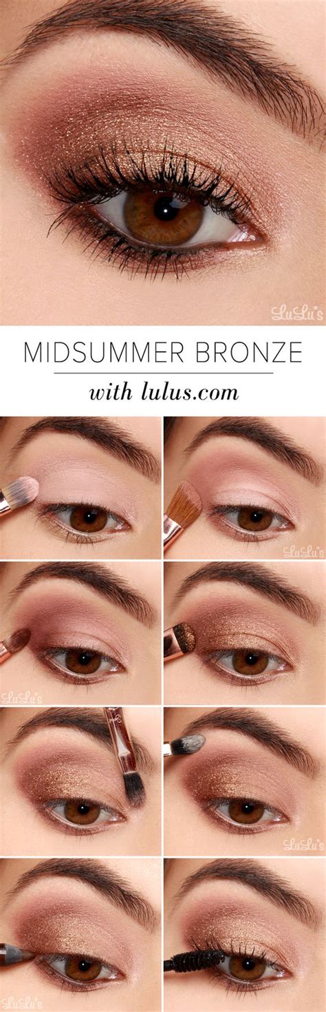 Step by step pictures on applying eye makeup can help create a much needed visual for a basic eye makeup look. 10 Super Easy Step by Step Eyeshadow Tutorials for ...