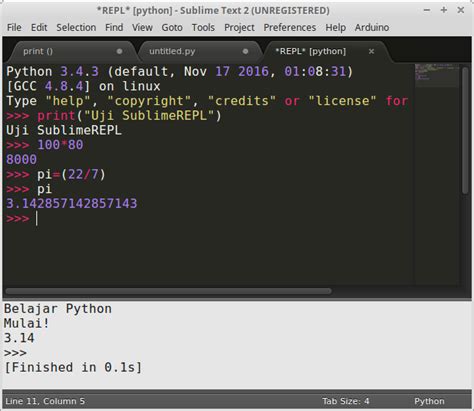 Cara membuat nasi goreng sederhana : Sublime Text Python - Tinker