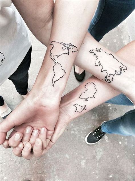 Most people go for the best friend tattoo with a black ink diamond. Best Friend Tattoos Ideas - Matching Friendship Tattoo Symbols