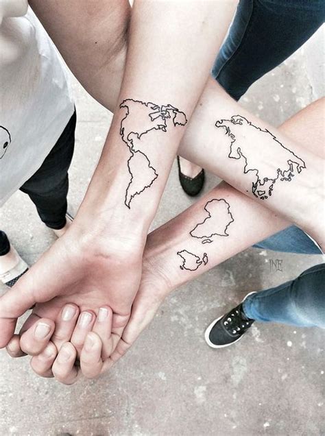 The best spot for this design is on the wrist or the ankles. Best Friend Tattoos Ideas - Matching Friendship Tattoo Symbols