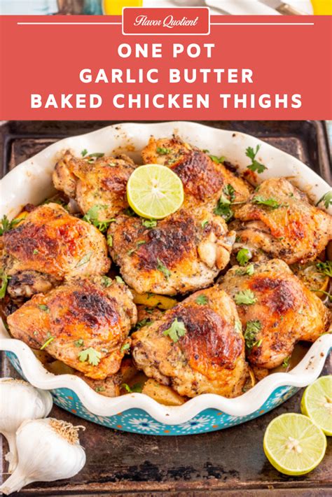 Season with salt & lots. World\'S Best Baked Chicken Thighs - honey-garlic-baked ...