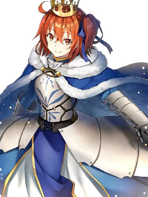 Captain gudako (yep, a captain tsubasa reference).if you think about it the football game of ct last the same time of fgo. Gudako "borrowing" Saber's Armor : fatestaynight