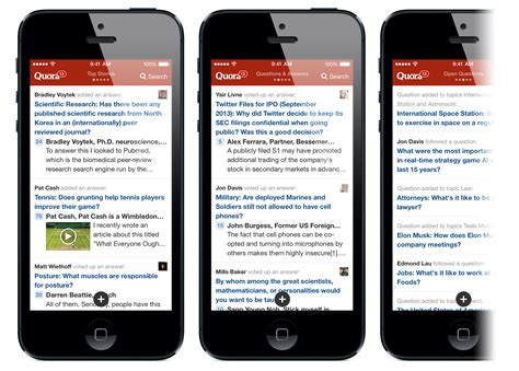 Why you should use quora? Quora Launches iOS 7 App, Reveals Plans for iPad Version ...