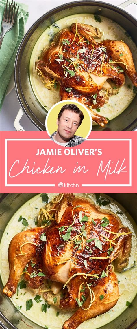 Use the green onions and cilantro to garnish them. Jamie Oliver's Chicken in Milk Is Probably the Best ...