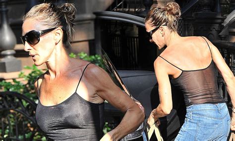 7 a how long time have you been learning english? Sarah Jessica Parker goes braless under a sheer vest ...